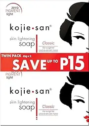 Kojie San - 4 soaps da 65 g original and authentic skin lightening soap with acid kojic (4 soaps: 4 x 65 g)