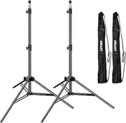 Emart 7 Feet Photography Photo Studio Tripod Light Stands for Softbox, Umbrella, Video Shooting, Reflector, Portable Carry Case Include - 2 Pack