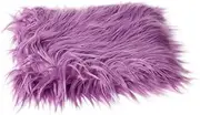 Tofficu Photography Mat Soft Purple Fur Quilt for Newborn Photography Durable Photography Blanket Easy to Clean No Shedding Comfortable Touch for Photoshoots