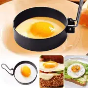 2pcs Stainless Steel Round Non-Stick Egg Shaper Frying Pan Ring Mold Accessory