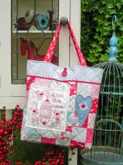 Quilting Sewing Bag Pattern A Little Birdie Rivendale Collecton