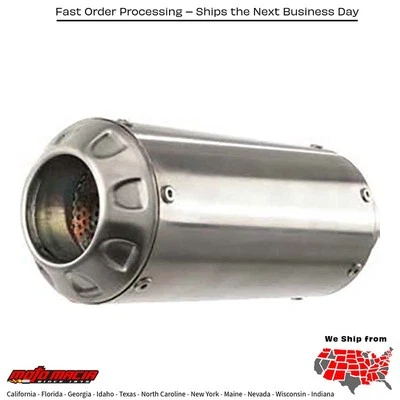HOTBODIES MGP EXHAUST SLIP-ON STAINLESS CAN Kawasaki ZX1000 Ninja 1000