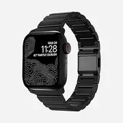 NOMAD Titanium Band - Apple Watch (38-41mm) Black Hardware