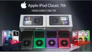 NEW Apple iPod Classic 7th Gen 120 256 512 1TB 2TB-3000battery Latest Model LOT
