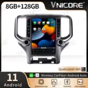 13.6" For Dodge RAM 1500 2500 3500 2018-2022 GPS Navigation Multimedia System