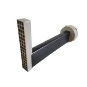 Channel Drain Universal Retaining Wall Block Gray Plastic Easy Installation