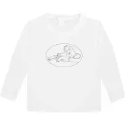 'Sleepy Cocker Spaniel' Kid's Long Sleeve T-Shirts (KL042958)