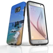 For Samsung Galaxy S7edge Case Armour Cover, Famous Rocks