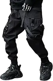 [XYXIONGMAO] Men's Techwear Pants Japanese Streetwear Goth Black Cargo Pants Men Jogger Fashion Tripp Pants