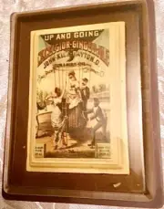 1975 Vintage VILLAGE SOAP GALLERY "Excelsior- Ginger Ale" Art Print Soap