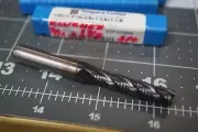 Niagara 5/16" x 3/8" x 1-3/8" x 3-1/8 TiALN HSS Cobalt 4 Flute Roughing End Mill
