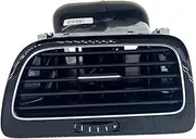 LESANGBAIHUODIAN Chrome Black Right Passenger Side AC Outlet Air Vent Console Fit for Golf MK7 5GG 819 704 5GG819704