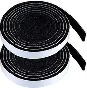 Bay Breeze 2Pcs Barbecue Gaskets Double Pack of 5m*1.5cm Rolls, Self Stick Smoker Seal Tape for High Temperature, BBQ Grill Tape for Accurate Temperature Control Performance (10m in Total)