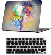 AUSMIX Compatible with MacBook Pro 16 inch Case 2021 Release A2485 M1 Pro / M1 Max Chip & Touch ID, Protective Plastic Hard Shell Case Cover & Keyboard Cover for 2021 MacBook Pro 16'', Creative Lamp