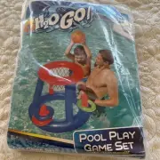 NEW H2O Go! Pool Play Game Set Basketball Ring Toss Kids Toy