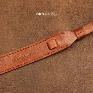 cam-in【CAM2133 棕色可調真皮 細背帶 】真皮系列 相機背帶 頸帶 菲林因斯特