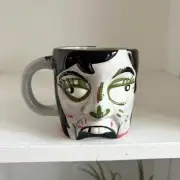 ThinkGeek Female Zombie Frankenstein Monster Head Ceramic Mug Halloween