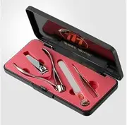 Three Seven 777 [TS-033C] 4PCS Stainless Manicure Pedicure Cutter Nail Clipper Kit Set Tool Grooming Nipper