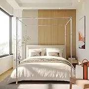 Mosqutent Canopy Bed Frame King Size