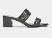 Black Women's Soft Sandals Rockport TM Alaina 2 PC Mule Heels UK 5 EU 38 US 7.5