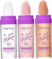 Baluue 3pcs Highlight Pat Powder Highlighter Powder for Makeup Powder Highlighter Makeup Highlighter Stick Shimmering Powder Body Highlighter Makeup Stick Glitter for Makeup Plastic