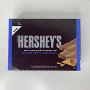 Full Box 18 King Size Bars Hershey's Crunchy Waffle Cone Pieces Chocolate 2.5oz
