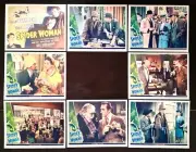 Basil Rathbone SHERLOCK HOLMES - THE SPIDER WOMAN Repro. Art 8 LOBBY CARD SET