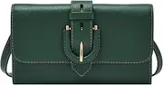 [FOSSIL] Women's Green Leather Harwell Crossbody Bag
