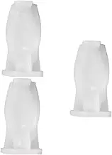 COHEALI 3 pcs Candle Meditative Craft Silicone Creative Macek Mold Thinker Candles Jewelry Casting Human Molds Home Gummy New Sculpture Decor Epoxy Single Portraits Body Soap Portrait for