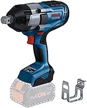 Bosch Professional Biturbo GDS 18V-1050 H Cordless Impact Wrench (Tightening Torque 1,050 Nm, Breaking Torque 1,700 Nm, without Batteries and Charger, in Box)