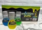12 Pack Glow In The Dark Slime - Glowing Ooze/Gooey/Slimy/Fun/Kids/Play