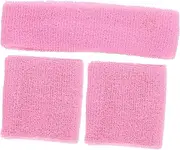 BESPORTBLE Headband Wrist Strap Athletic Wrist Tape Sports Wrist Strap Fitness Wrist Strap Fitness Headband Sport Towel Wrist Brace Yoga Hairband Sports Headwrap White Cotton Yarn