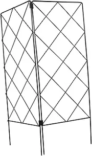 Abaodam 2Pcs Folding Plant Support Trellis Durable Holder for Climbing Vines and Flowers Space Saving Garden for Use