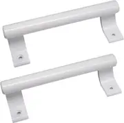 2pcs 8" Aluminum Sliding Door Handle, Modern Metal Handle for Balcony Glass Doors, Bathroom Sliding Doors