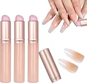 Abeillo 3Pcs Ombre Nail Brush, Silicone Nail Brushes for Ombre Nail Art, Reusable Nail Gradient Brush for Gel Polish, Nail Painting Ombre, Manicure DIY Tool