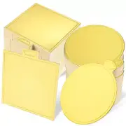 200 Pcs Large Cake Board Cupcake Display Base White Stand Pan
