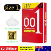 Condom Okamoto 001 0.01 Zero One Japanese Thinnest Size Large L