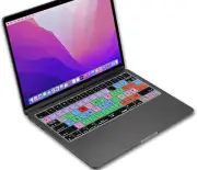 Shortcuts Design Silicone Keyboard Cover Skin for Apple M2 Chip MacBo Logic Pro