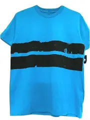 VOLCOM Men's Tee T Shirt Electro Stripe M MEDIUM Blue code 15-15 NWT