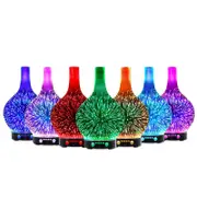 3D Aroma Essential Oils Diffuser Ultrasonic Air Humidifier Purifier Night Light
