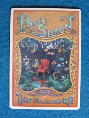 Music STICKER ~ Paul SIMON Concert Poster 2011 The Filmore, San Francisco, CA