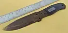7.50" HAND MADE chopper Damascus steel Blue Fire knife blank blade quality 1462