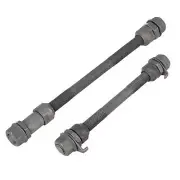 1 Set 9.5mm Wheel Hub Axle Front Rear Axle Solid Shaft Black for MTB Bicycle