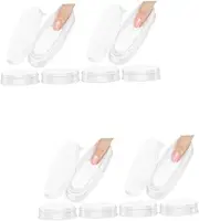 Mikinona 2sets Nail Dip Powder Case Sequins Case Kit Dip Powder Tray for Nails French Manicure Dip Boxes Nail Art Accessory 3pcs*2
