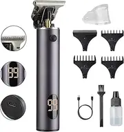 Hair Clippers for Men, Beard Trimmer Zero Gapped Cordless Hair Trimmer Mens Hair Clippers Shaver Edgers Clippers Grooming Kit with Guide Combs Gifts for Men