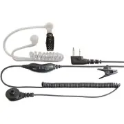 COVERT EARPIECE MIC SUIT uh820s uh820s-2 UHF HANDHELD RADIOS push to talk clear