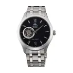 ORIENT東方錶 藍寶石鏤空機械錶 鋼帶款 黑色-38.5MM FAG03001B