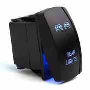 Blue Rocker Switch Backlit LED Rear Light For UTV Polaris RZR XP 900 1000 Ranger