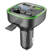 BOROFONE Bluetooth Handsfree FM Car Transmitter Wireless 3 Port USB Fast Charge