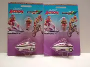 Britains 1/32 LOT of 8 PIECES Action Figures Mint on Card SUIT SURFING DISPLAY